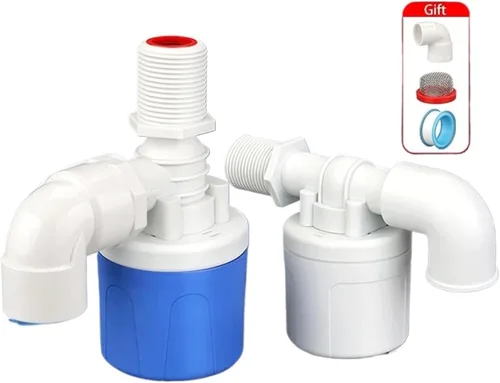 Vista 2 de Válvula de control automático de nivel de agua de 1/2" 3/4" 1" Válvula de bola flotante de torre de plástico Interruptor de flotador de piscina