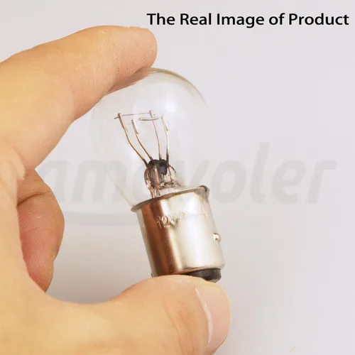 Vista 7 de Bombín de Luz de Freno Trasero 12v 5w 21w/5w Piezas de Reemplazo del Mercado de Posventa Compatibles con Ciclomotor, Scooter, ATV, Quad, Go Kart