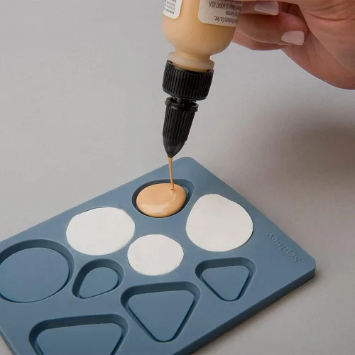 Vista 2 de Sculpey Herramientas Flexible Horno Seguro Silicona Bisel Molde