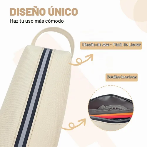 Vista 4 de Fmeida Simple Pencil Case Pouch, Office Supplies Gift for Men Women