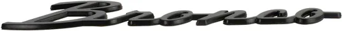 Vista 5 de Ford Bronco 2021-2024 Kit clásico de insignia de guardabarros negro mate M-1447-BSMB