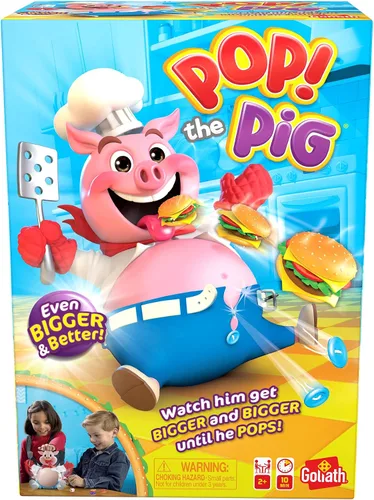 Vista 6 de Goliath Pop The Pig con rompecabezas de 24 piezas de bonificación (Amazon Exclusive)