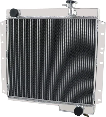 Vista 2 de Radiador de aluminio de 4 filas compatible con Toyota Land Cruiser FJ40 FJ45 3.9L/4.2L MT radiadores 71 72 73 74 75 76 77 78 79