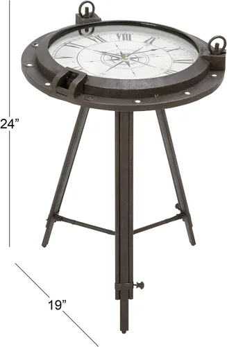 Vista 10 de Woodland Imports - Mesa auxiliar vintage