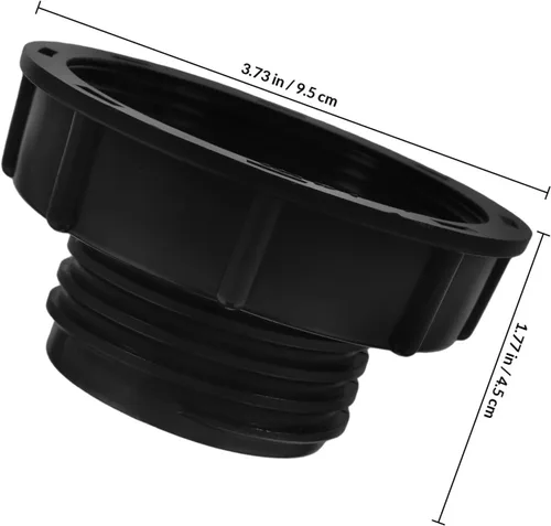Vista 2 de Ibc Tote Valve Adapter, PP Fine Thread to 2 Inch Coarse Thread