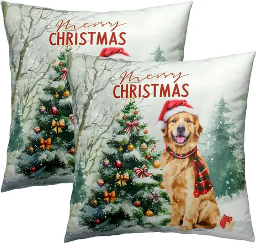 Vista 10 de Giwawa Juego de 2 fundas de almohada de calabaza otoñal de 16 x 16 pulgadas, fundas de cojín de algodón de madera de girasol para sofá, patio