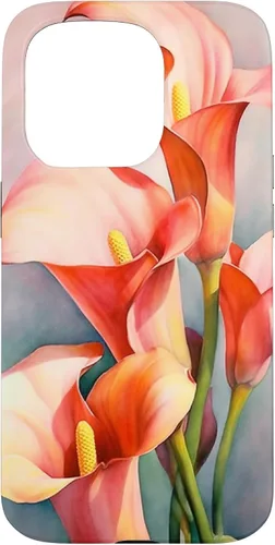 Vista 14 de Calla Lilies Flower Floral Watercolor Case for iPhone 17