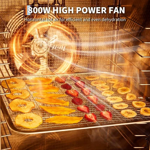 Vista 5 de Máquina grande del deshidratador de la comida, 800W, para la carne