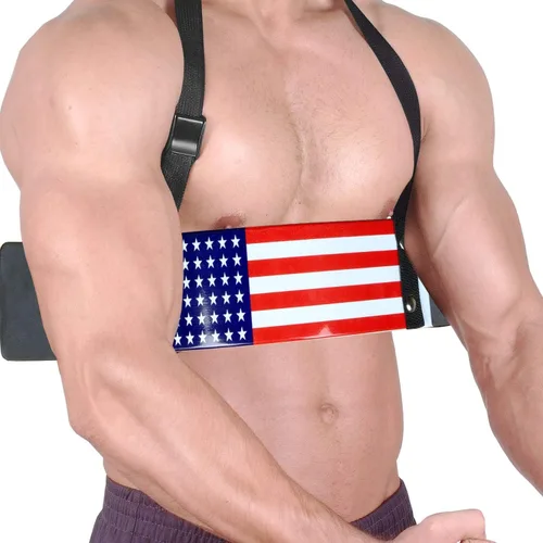 Vista 2 de IBRO Curl Bar Arm Blaster para bíceps tríceps antebrazos Rizos aisladores de predicador Fuerza muscular para culturismo gimnasio fitness