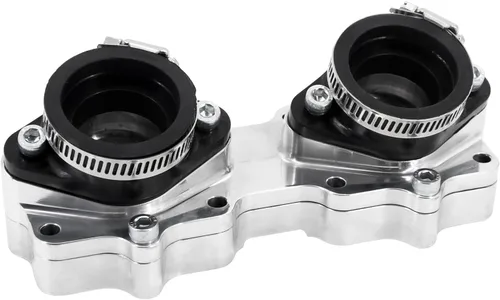 Vista 6 de Colectores de admisión Billet Botas Reemplazar para Yamaha Banshee Keihin Mikuni 33 34 1.378 in