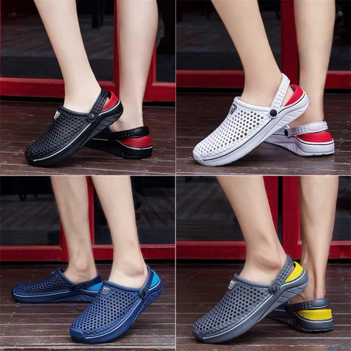 Vista 7 de Zapatos de baño para hombre y mujer, zapatos de playa, zapatos de agua, zapatos para caminar, zapatos de viaje para el hogar, zapatos de malla