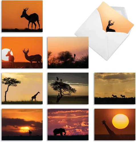 Vista 11 de The Best Card Company Juego de 10 tarjetas de agradecimiento surtidas de 4 x 5.12 pulgadas con sobres (10 diseños, 1 cada uno) tarjetas de golf