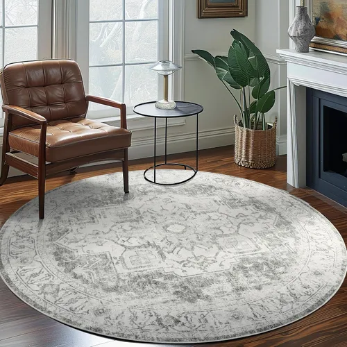 Vista 95 de jinchan Alfombra de Área 2x3 pies Alfombra Vintage de Entrada Lavable Bohemia Tapete Interior para Puerta Medallón Floral Tapete Pequeño para Puerta