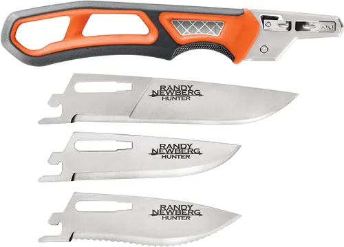 Vista 2 de Gerber Gear Randy Newberg EBS - Cuchillo de caza duradero y liviano con cuchillas intercambiables - Cuchillo premium para el campo