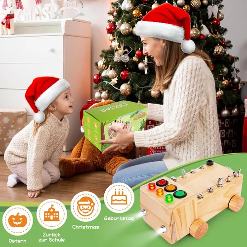 Vista 6 de Tablero de destornilladores Montessori, juguete de tablero ocupado Montessori a partir de 2-6 años, tablero de actividades Montessori juguete
