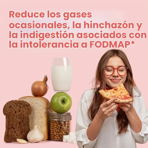 Vista 2 de Intoleran Fodmix (Quatrase 10,000) Digestive Enzymes Testpack - 6 Cápsulas