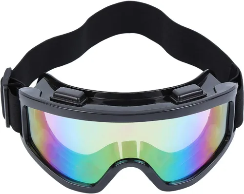 Vista 8 de Casco de motocross, casco de motocross, casco todoterreno BMX MX ATV con gafas unisex para jóvenes y niños, aprobado por DOT/FMVSS 218