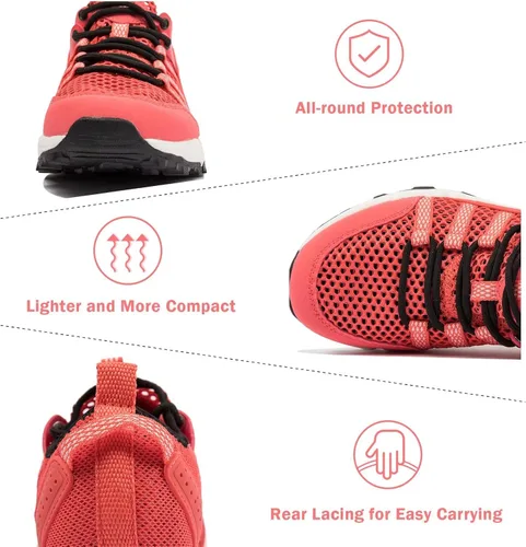 Vista 6 de MAINCH Zapatos de agua de senderismo para mujer, de secado rápido, para deportes al aire libre