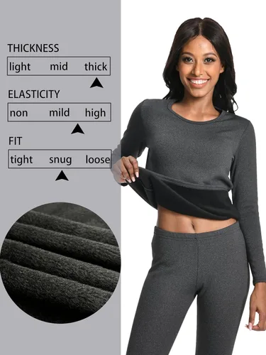 Vista 2 de Nutria Womens Thermal Underwear Set Heavyweight
