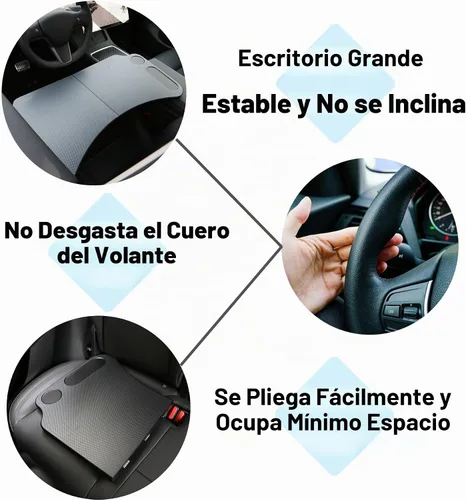 Vista 4 de Bandeja de alimentos para Tesla Model Y 3 para computadora portátil, mesa plegable para el coche, para comer, viaje, bandeja multiusos
