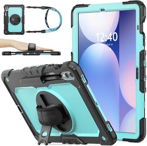 Vista 16 de SEYMAC stock Funda para Samsung Galaxy Tab S10 Lite / S10 FE / S9 FE 5G / S9 Funda para Tableta 10.9''/ 11'' Protectora con Protector de Pantalla
