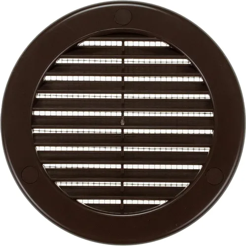 Vista 30 de Vent Systems Cubierta de ventilación blanca Soffit de 4 pulgadas (dimensiones de apertura), rejilla de ventilación redonda de plástico, pantalla