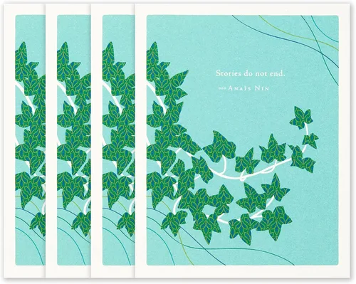 Vista 13 de Compendium Positively Green - Paquete de 4 tarjetas de aliento – Courage dear, heart (cuatro tarjetas en total, un diseño, con sobres)