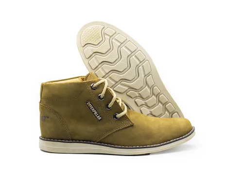 Botin Caterpillar 02 en cuero Ocre de Lion To Go