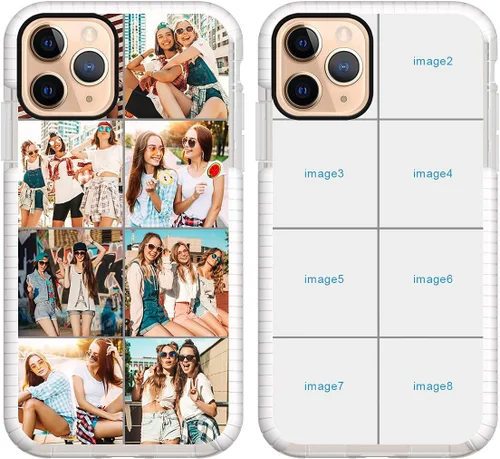 Vista 14 de Funda de teléfono personalizada para iPhone 11 Pro Max personalizada con collage de múltiples imágenes, fundas resistentes a los arañazos, a