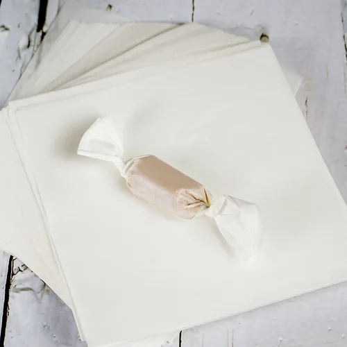 Vista 3 de Paquete de 300 envoltorios para dulces, envoltorios de chocolate y caramelo antiadherentes, hojas cuadradas de papel encerado, papel para dulces