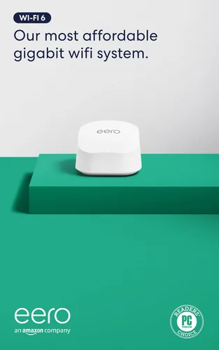 Vista 8 de Router wifi de malla Amazon eero 6+ con 1 mes gratis de eero Plus (se renueva automáticamente). Cobertura de hasta 1500 pies², conecta más de 75