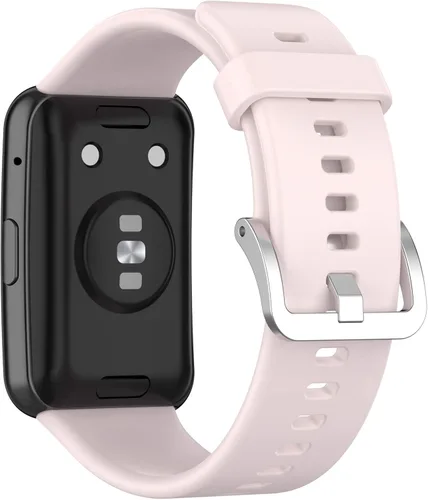 Vista 12 de E ECSEM Correas compatibles con HUAWEI Watch FIT - Correa de repuesto suave, flexible e impermeable, accesorio clásico, para Huawei Watch FIT Negro