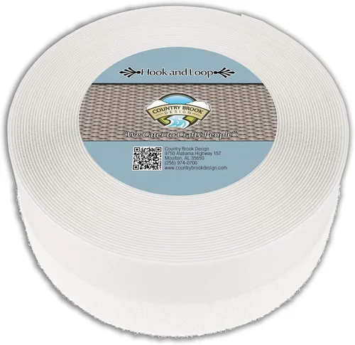 Vista 15 de Country Brook Design Cierre de velcro para coser no adhesivo de 2 pulgadas (beige, 5 yardas)