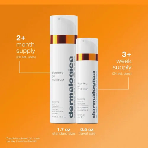 Vista 10 de Dermalogica Biolumin-C Gel Hidratante, 1.7 Fl Oz Ácido hialurónico, vitamina C, aumenta la luminosidad, ilumina e hidratación sin