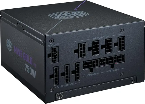 Vista 16 de Cooler Master Fuente de alimentación MWE Gold 750 V2, totalmente modular