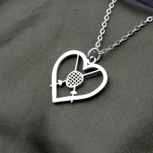 Vista 5 de MYOSPARK Regalo de esgrima, collar de esgrima, joyería de esgrima, regalo para entrenador de equipo, esgrima, amantes de esgrima, regalo deportivo