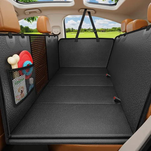 Vista 20 de URPOWER Funda de asiento para perro, hamaca 100% impermeable, 600D, resistente, a prueba de arañazos, antideslizante, duradera, suave