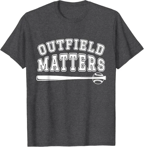 Vista 25 de Playing Baseball Outfield Matters - Camiseta Baseball Outfields Funny, Rojo