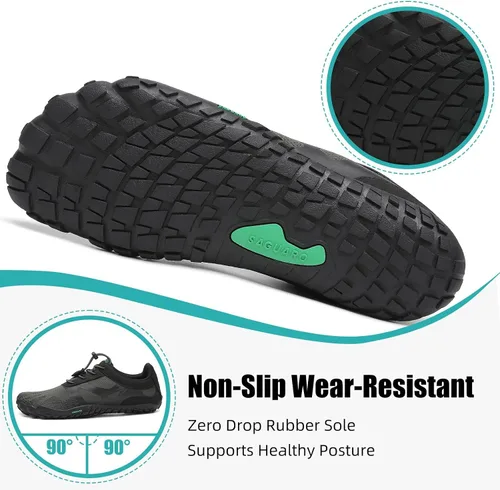 Vista 5 de SAGUARO Zapatos minimalistas para hombre y mujer, con puntera ancha, sin caída, para entrenamiento cruzado al aire libre