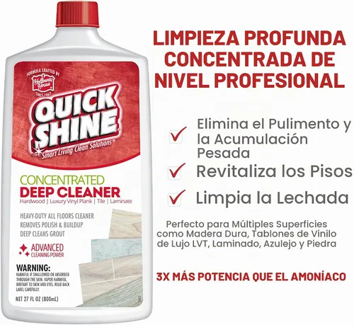 Vista 2 de Quick Shine. Limpiador profundo. 27 onzas líquidas.