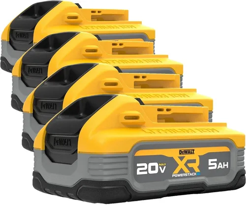 Vista 10 de DEWALT Batería 20V MAX, POWERSTACK, Más Potencia Más Compacta, Batería Recargable de Iones de Litio 5Ah (DCBP520)