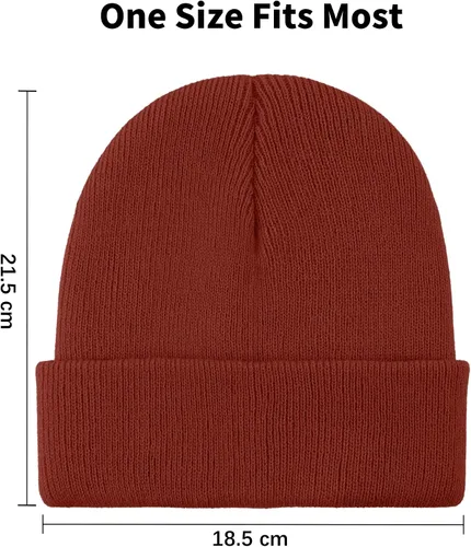 Vista 2 de Cooraby Gorro de invierno cálido gorro de punto suave para hombres o mujeres