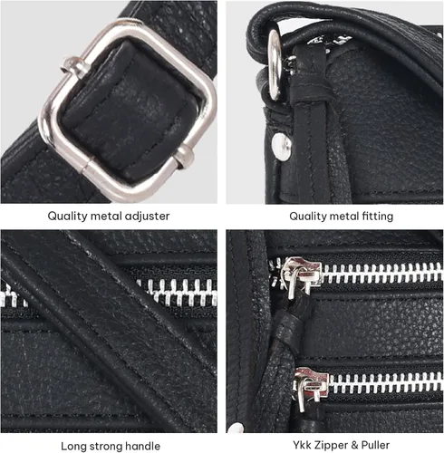 Vista 21 de VALENCHI Real Genuine Leather Women's Crossbody Purse/Bag With Adjustable Strap