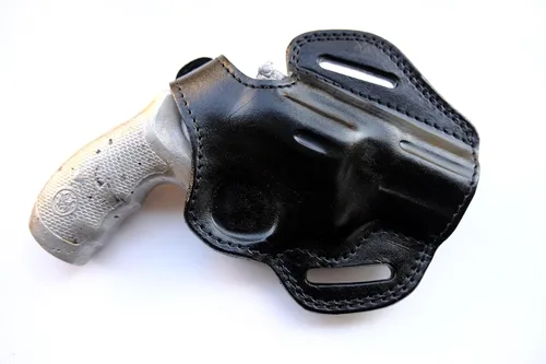 Vista 5 de Cinturón de cuero OWB Funda para SW 686 Plus Barrel 2.5 (R.H)