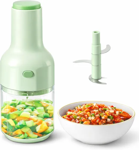 Vista 10 de Brieftons Express – Picadora manual: picadora de mano grande de 8.5 tazas, cortadora de verduras para picar vegetales, frutas, hierbas, picadora