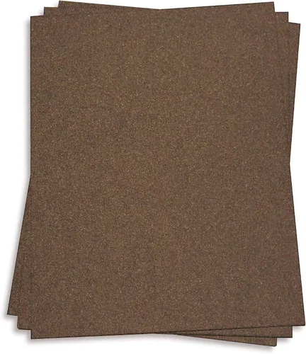 Vista 2 de Paquete de 250 tarjetas de oro antiguo – 11 x 17 Stardream Metallic 105 lb