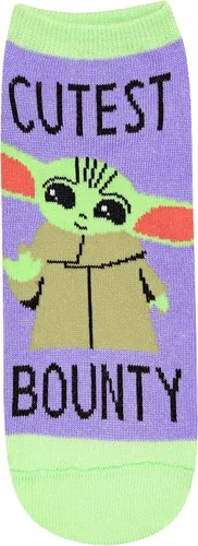 Vista 4 de STAR WARS Baby Yoda Cutest Bounty JuniorsWomens 5 Pack Ankle Socks