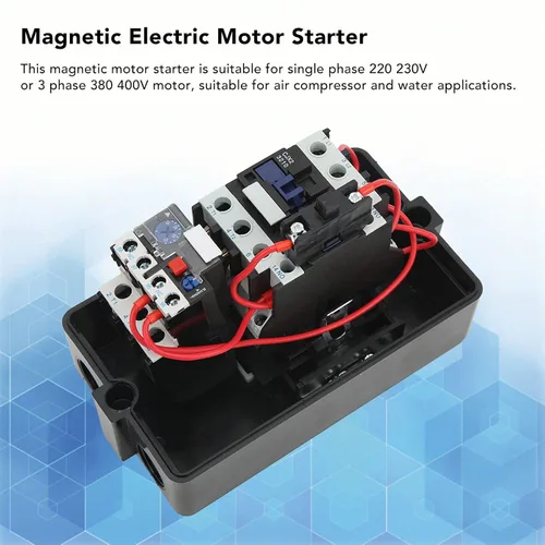 Vista 2 de Arrancador magnético Motor eléctrico magnético de arranque LE1D32M7 monofásico 23Amp 32Amp Motor de arranque de motor eléctrico Interruptor