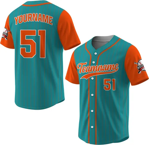 Vista 10 de Camiseta de béisbol a rayas personalizadas con logotipo de número de nombre para hombres, mujeres, jóvenes, niños, camiseta de uniforme
