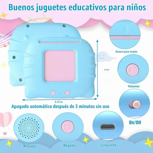 Vista 8 de Tarjetas didácticas parlantes para niños pequeños de 1, 2, 3, 4, 5 años, 224 palabras visuales, juguetes de aprendizaje de idiomas Montessori